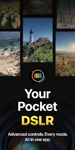 افضل تطبيق للتصوير بكاميرا الهاتف مثل الكاميرا الاحترافية screenshot 2