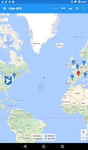 تطبيق لتغيير موقعك الجغرافي بنقرة واحدة screenshot 8