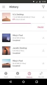 افضل طريقة لنقل الملفات بين الاجهزة بسرعة عالية screenshot 5