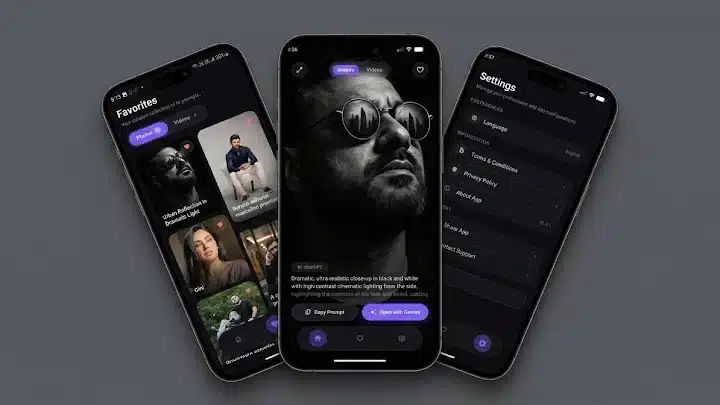 تطبيق يجمع كل البرومبت الاحترافي لتصميم الصور - لقطة شاشة 4